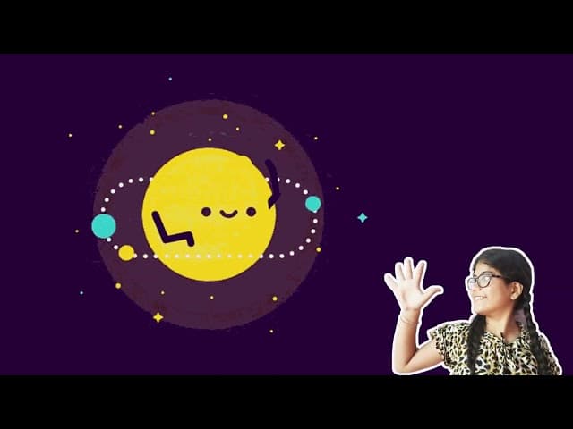 Animated boy with glasses in a room with displays