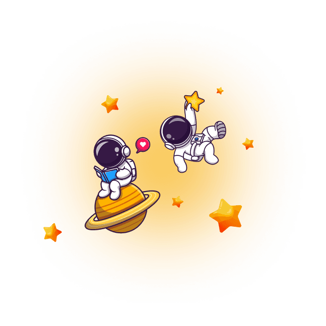 Planetarium dome showing galaxy projection